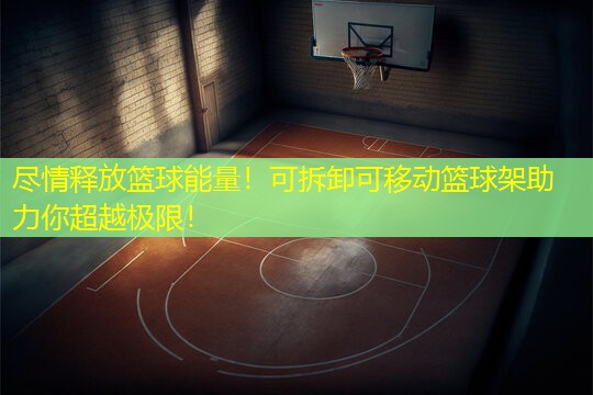 盡情釋放籃球能量！可拆卸可移動(dòng)籃球架助力你超越極限！
